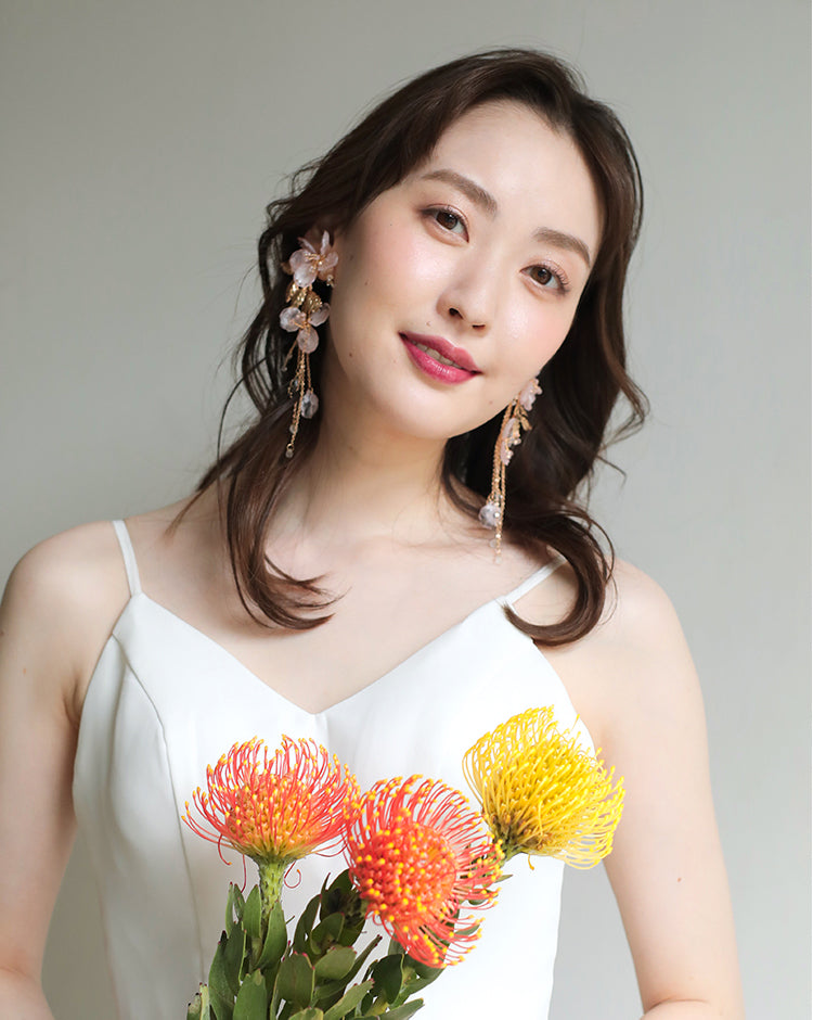 【ac210hm】ロゼブロッサムアクセサリー (選べるタイプ:ヘッドパーツ/ピアス/イヤリング)