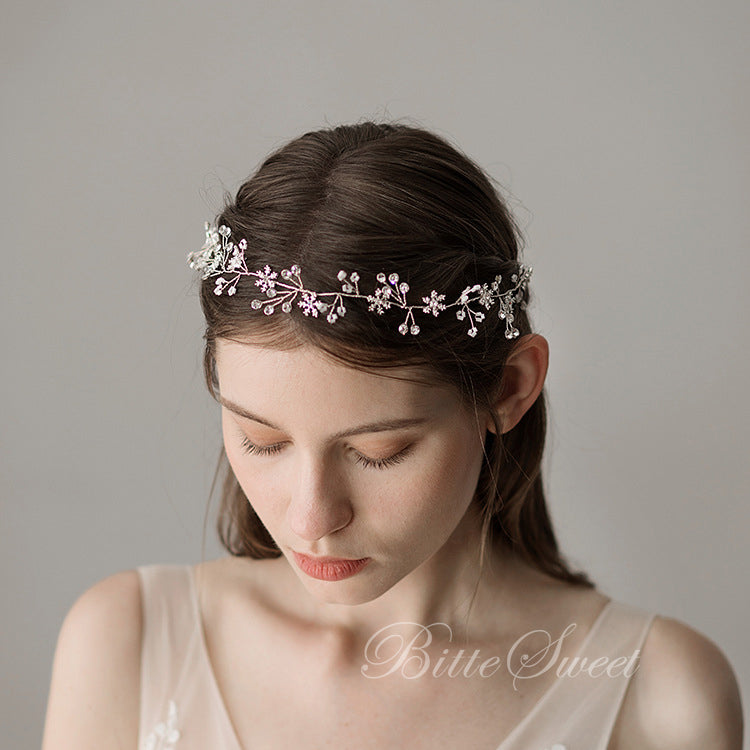 【ac216jd】ビジュースノーヘッドドレス