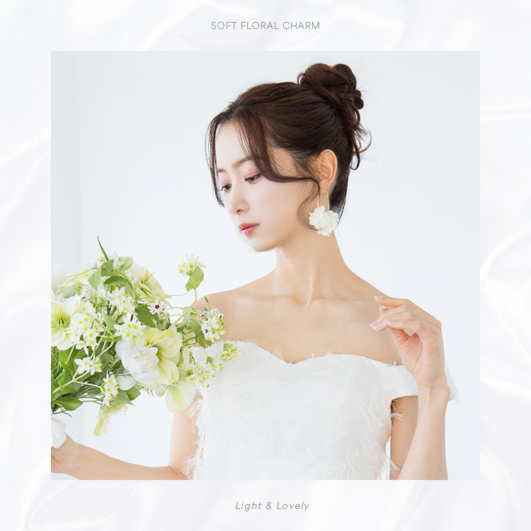 【ac290mo】リングフラワーピアス