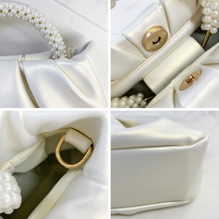 【bb88vn】2wayパールハンドルミニバッグ