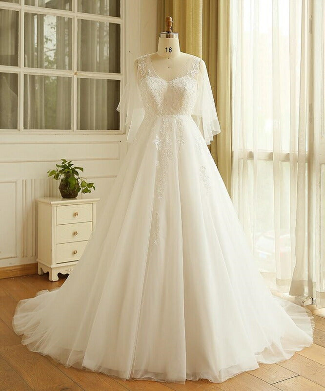 【fh50】イリュージョンネックバックレスAラインドレス【2XL~7XLサイズ】