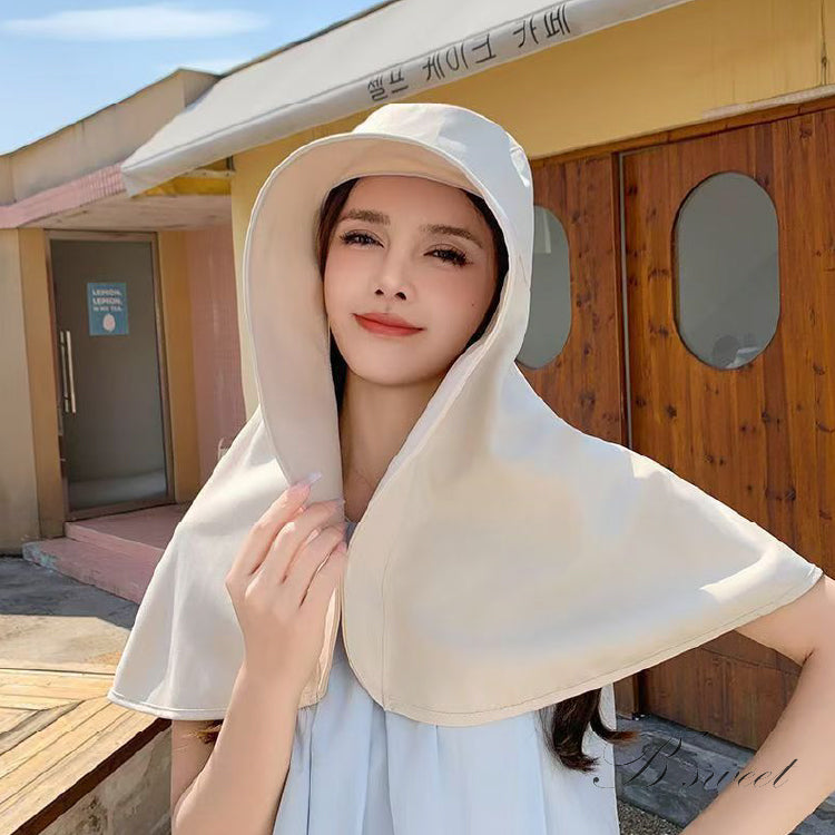 【hat1】つば広帽子 小顔帽子