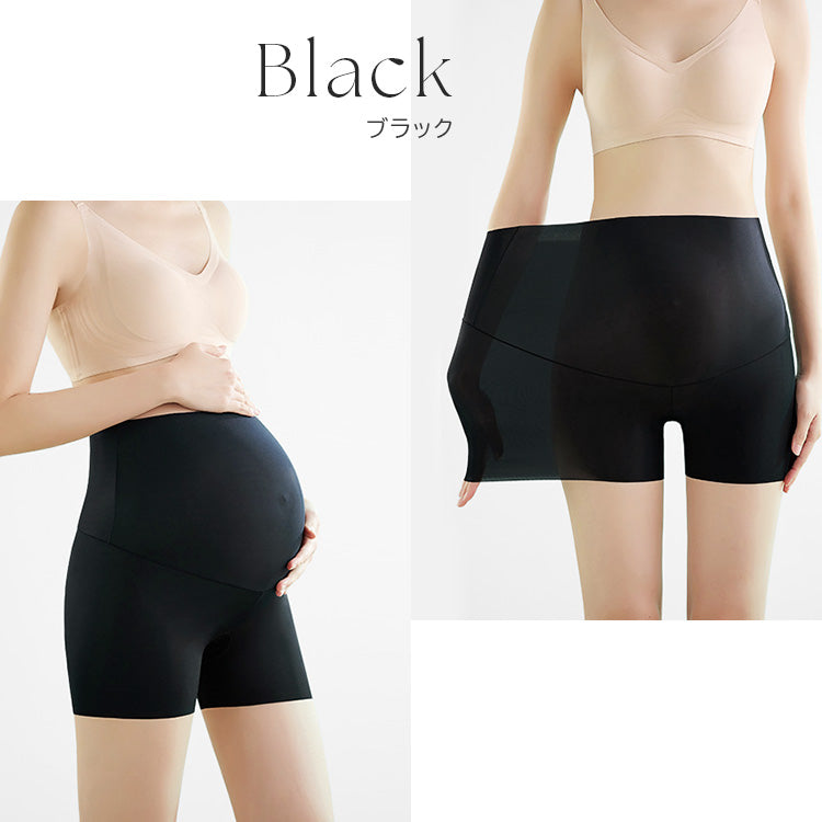【 in34】【2枚セット】シルク混クロッチマタニティショーツ