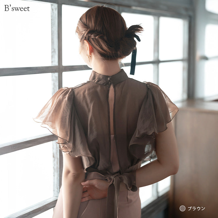 【pd54】ボレロレイヤードワンピース