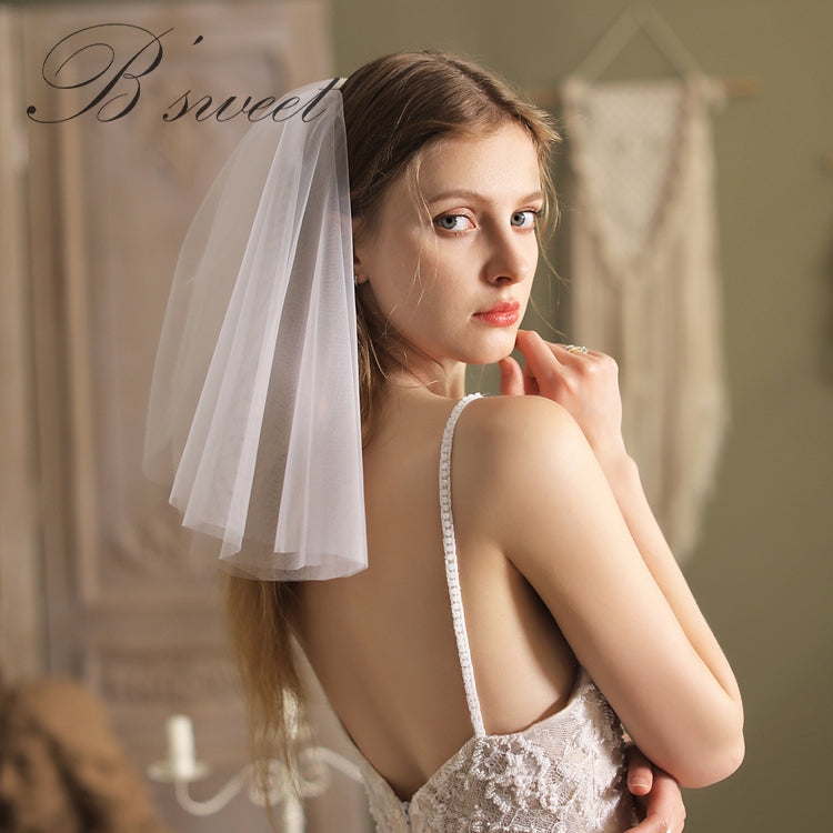 【ts188jd】シンプルミニショートベール