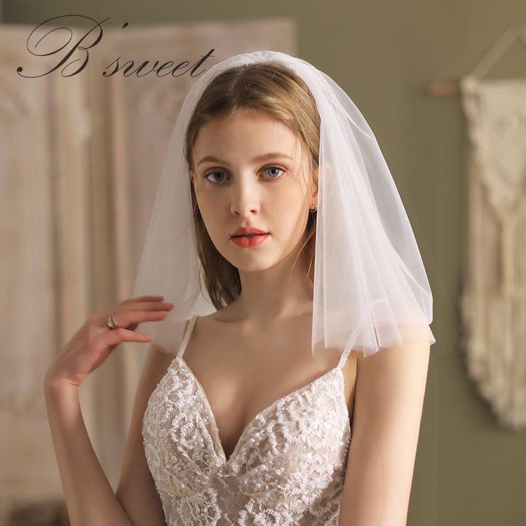 【ts188jd】シンプルミニショートベール