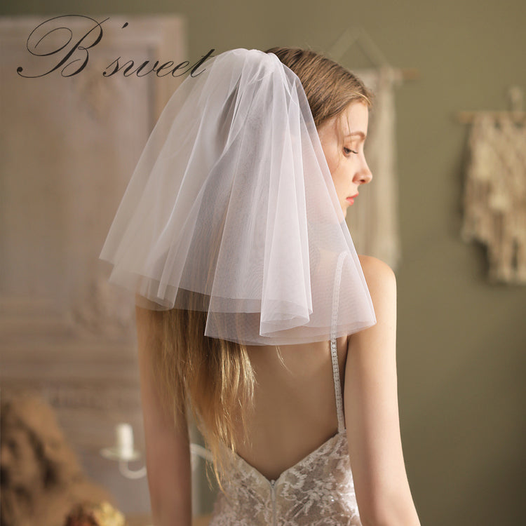 【ts188jd】シンプルミニショートベール