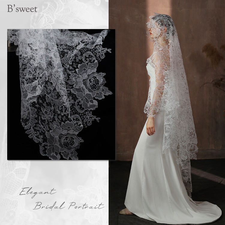 【ts247jd】フラワーマリアベール ミディアム【4サイズ】