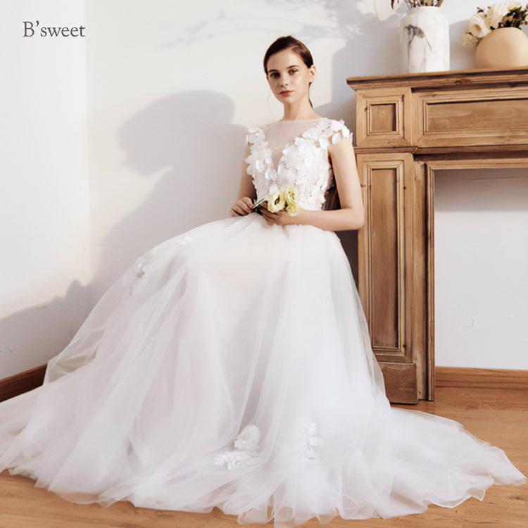 フラワーチュールドレス