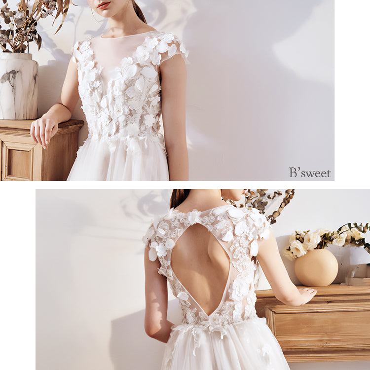 フラワーチュールドレス