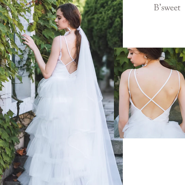 【ur80】 キャミソールチュールドレス Aライン