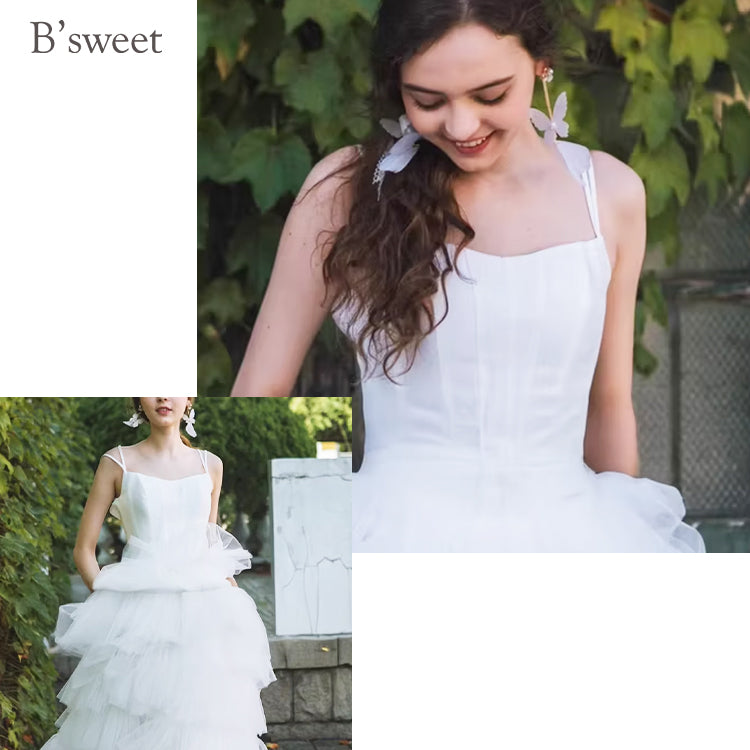 【ur80】 キャミソールチュールドレス Aライン