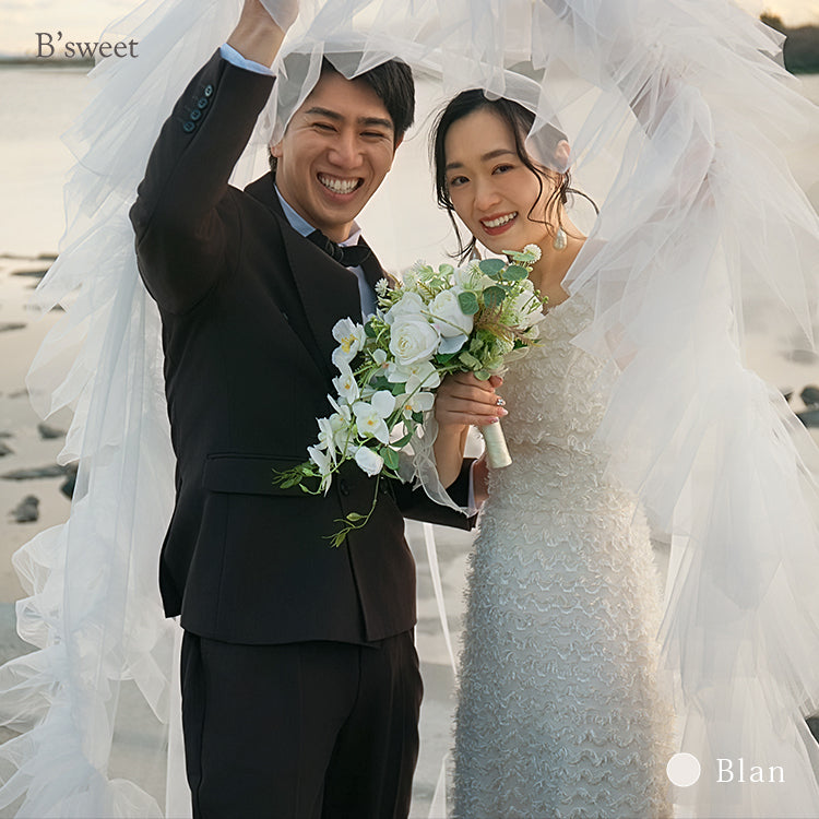 【kd145dr】ウェーブフェザーキャミソールドレス ソフトマーメイドライン