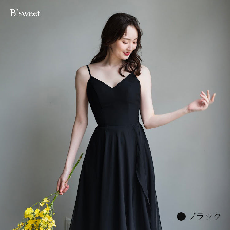 【wd173jx】キャミソールスリットドレス スレンダーライン