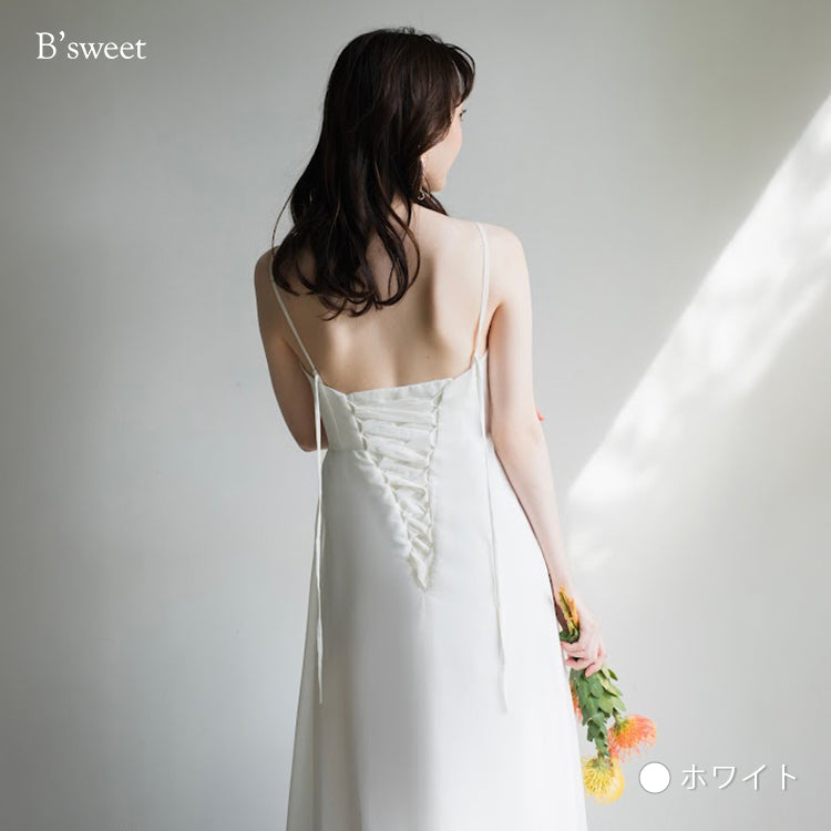 【wd173jx】キャミソールスリットドレス スレンダーライン