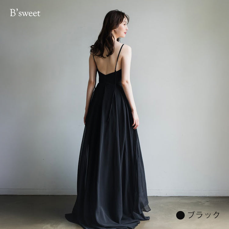 【wd173jx】キャミソールスリットドレス スレンダーライン