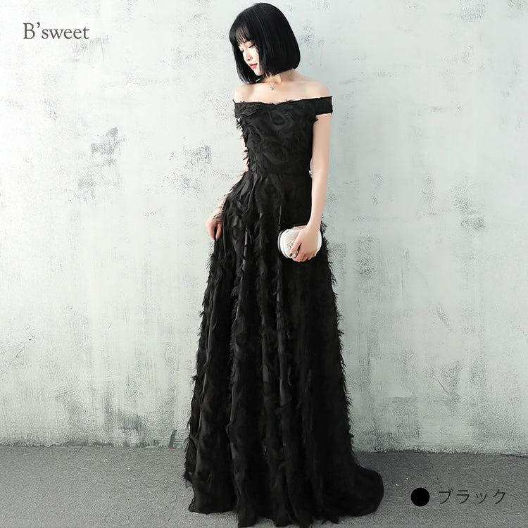 【wd650-1dr】フェザードレス オフショルタイプ Aライン