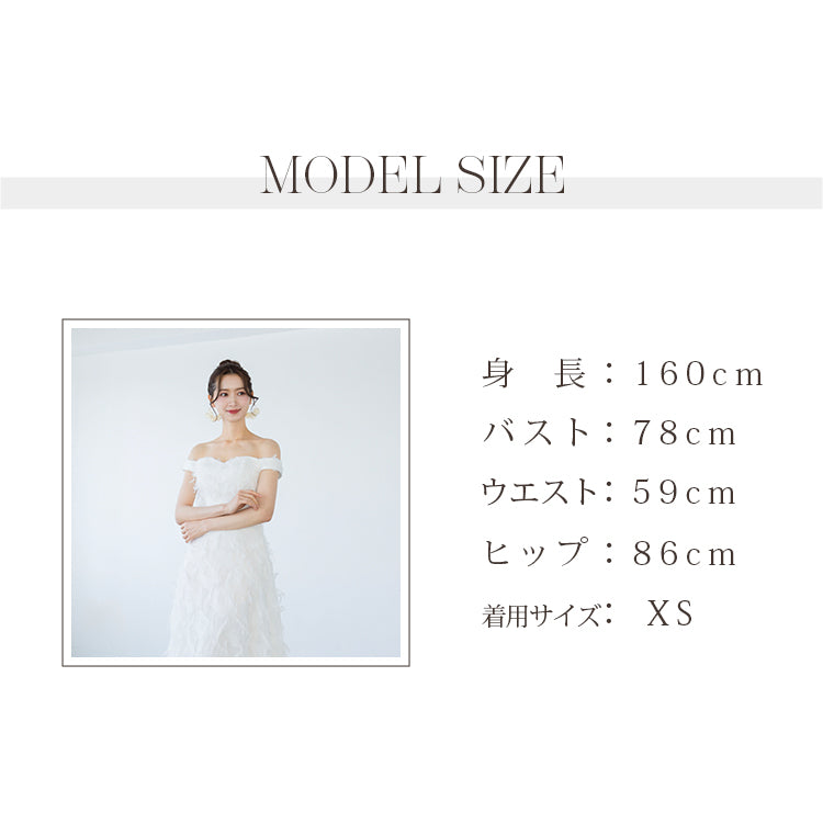 【wd650-1dr】フェザードレス オフショルタイプ Aライン