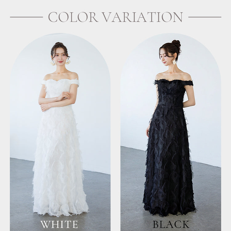 【wd650-1dr】フェザードレス オフショルタイプ Aライン