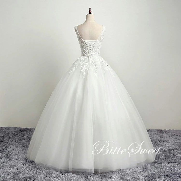 【wd655af】 ノースリーブ刺繍プリンセスドレス プリンセスライン