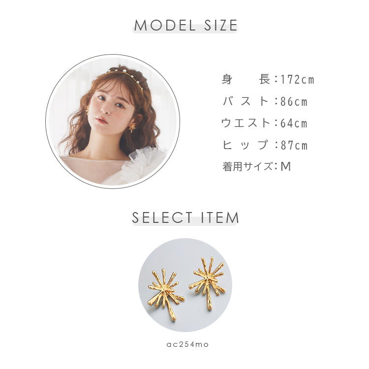 【wd682yj】ドット柄チュールデザインドレス Aライン