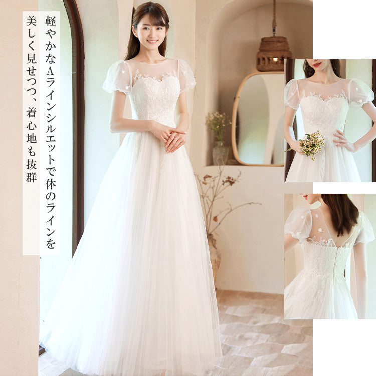 【wd712yn】シアープリーツスカートドレス Aライン