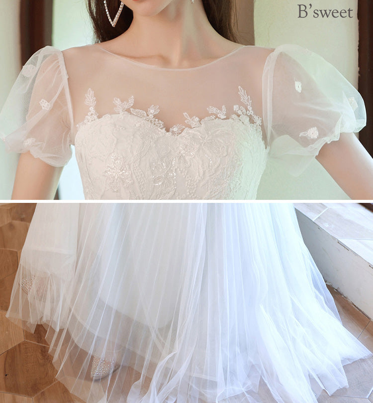 【wd712yn】シアープリーツスカートドレス Aライン