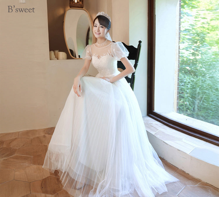 【wd712yn】シアープリーツスカートドレス Aライン