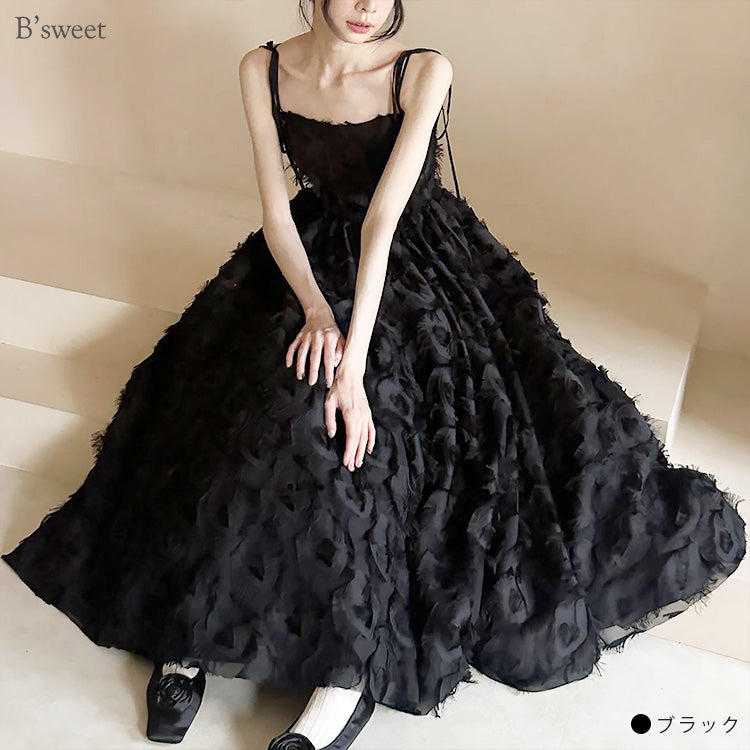 【wd718jx】フェザーシンプルウェディングドレス