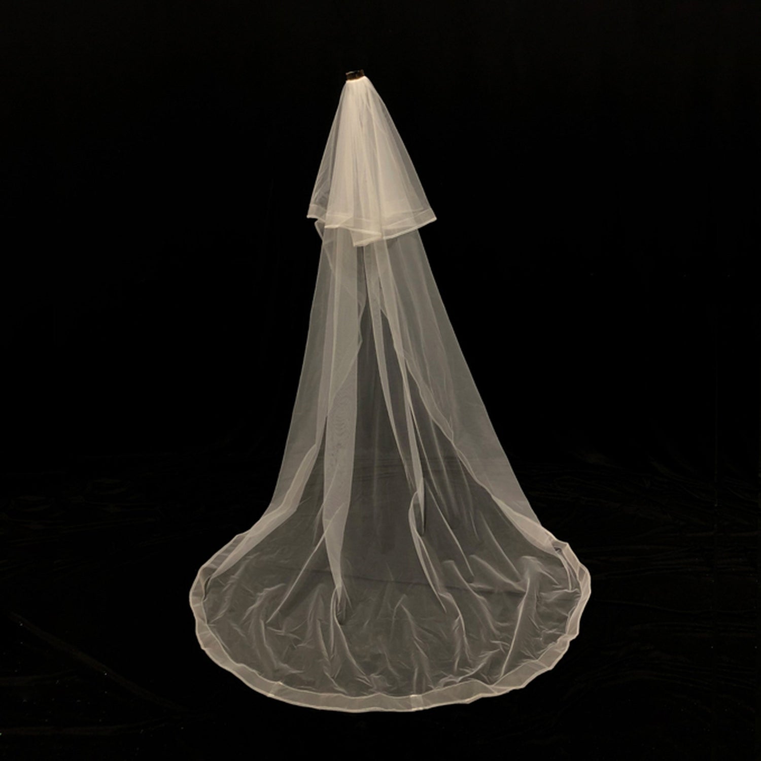 【ts198jd】ホースヘアーロングベール コーム付き【長さ約80cm/270cm・幅約250cm 】