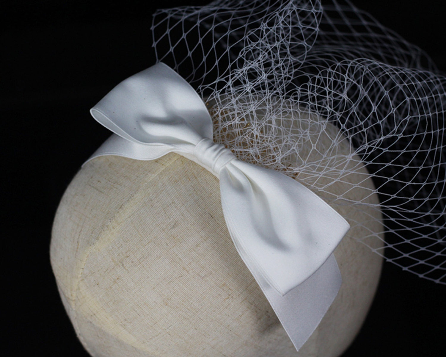 【ts184jd】リボンバードケージベール コーム付き