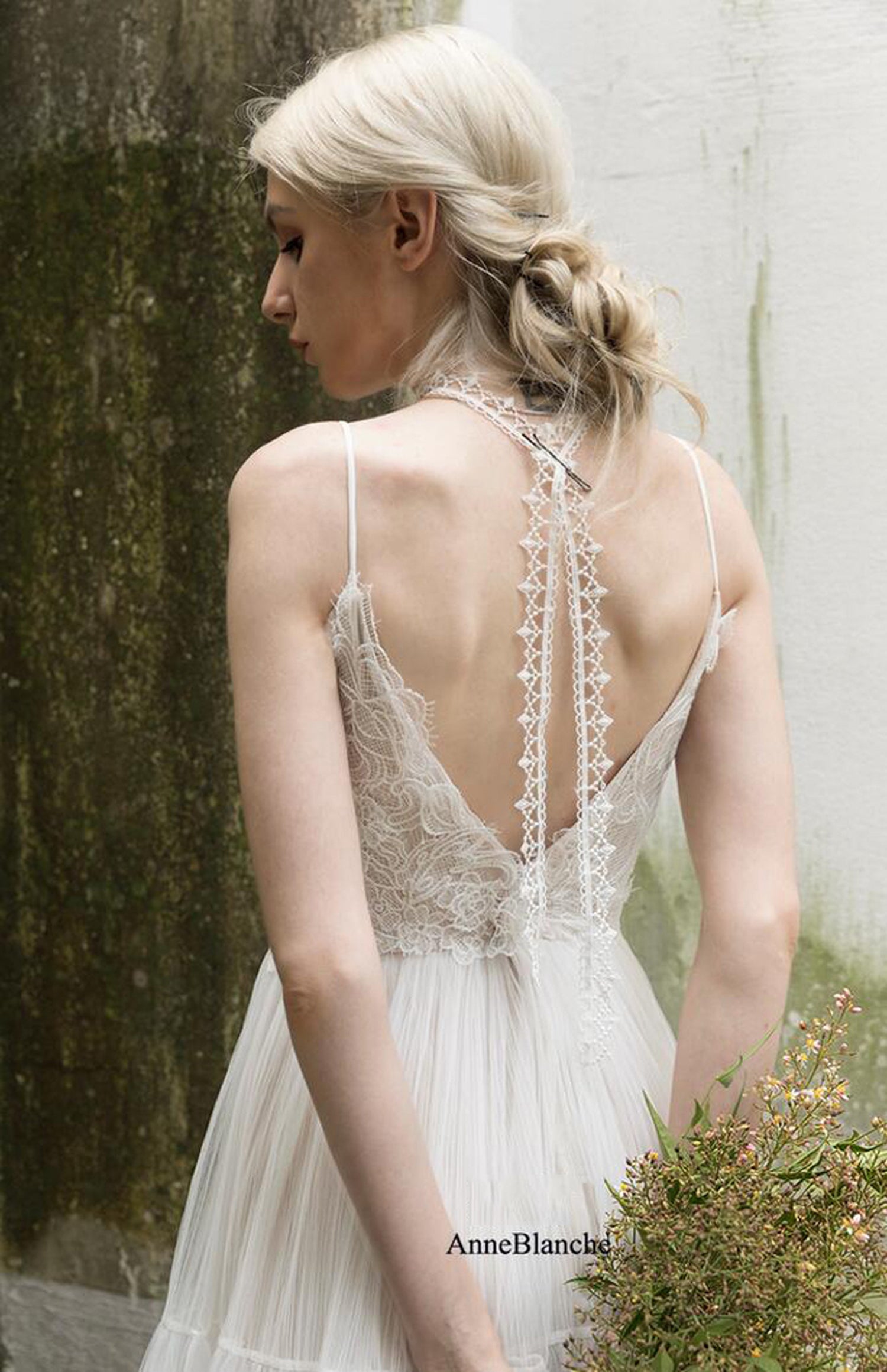 【ur18】キャミソールティアードスカートレースドレス Aライン