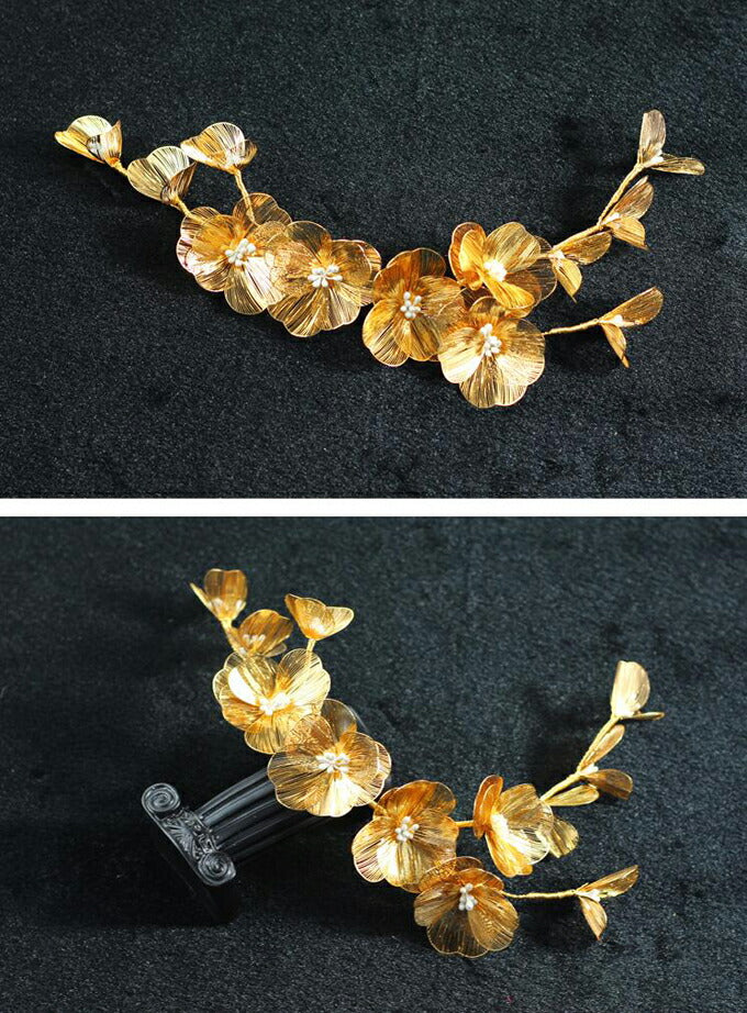 【ac196jd】フルール・ドールヘッドアクセサリー【サイズ:32cm × 4.5cm】