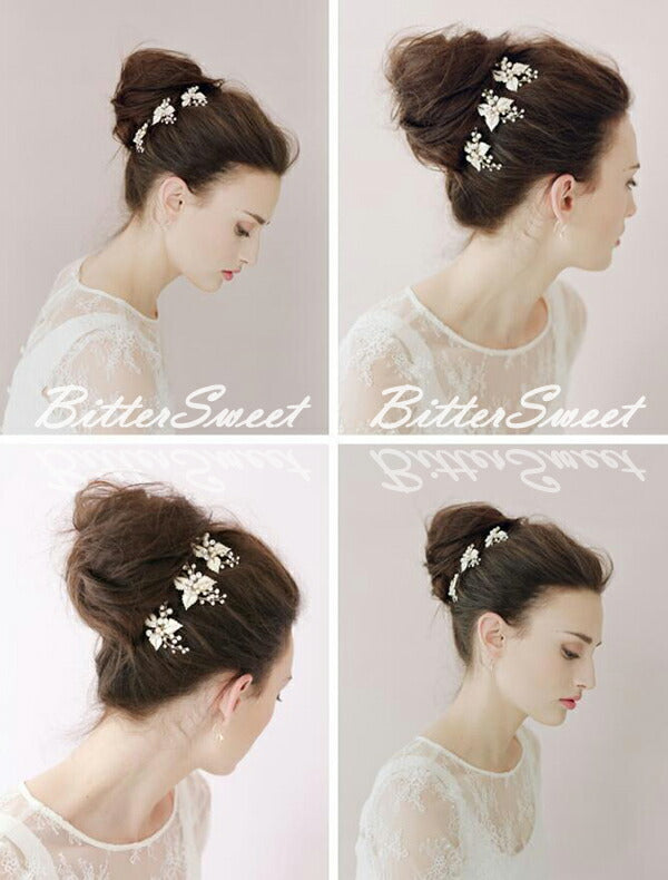 【ac53jd】リーフUピン 3個セット 選べる2カラー