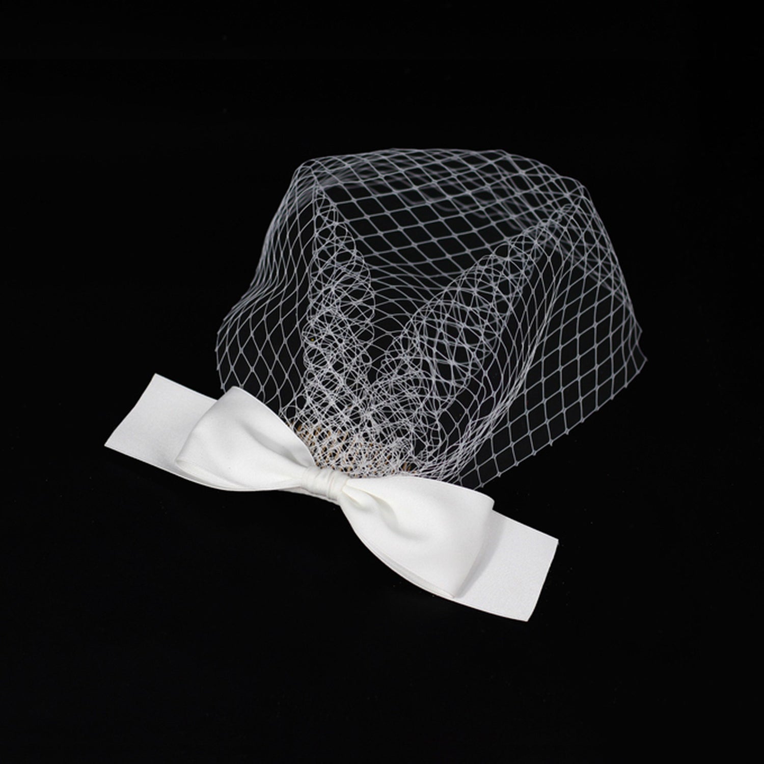 【ts184jd】リボンバードケージベール コーム付き