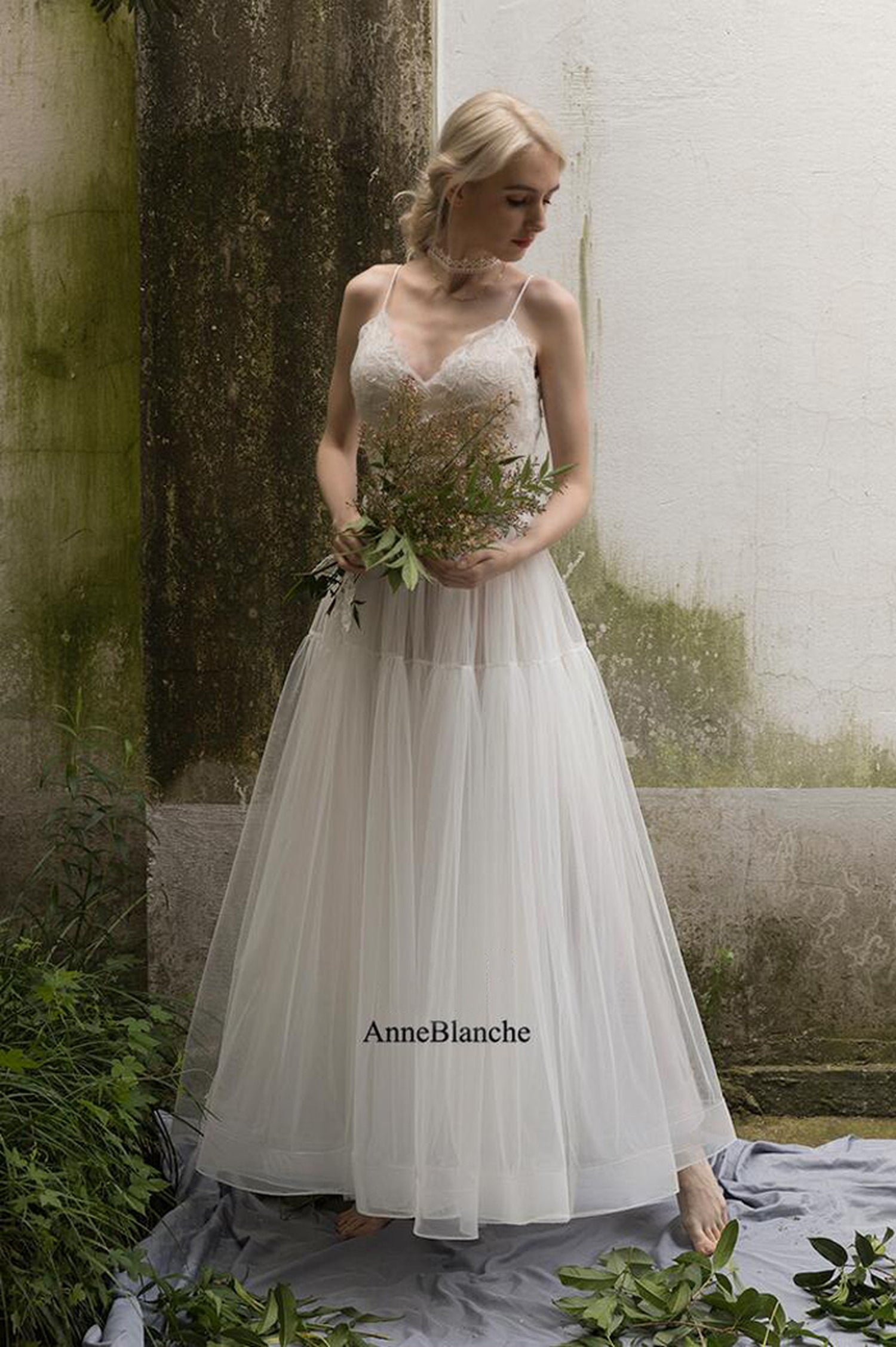 【ur18】キャミソールティアードスカートレースドレス Aライン