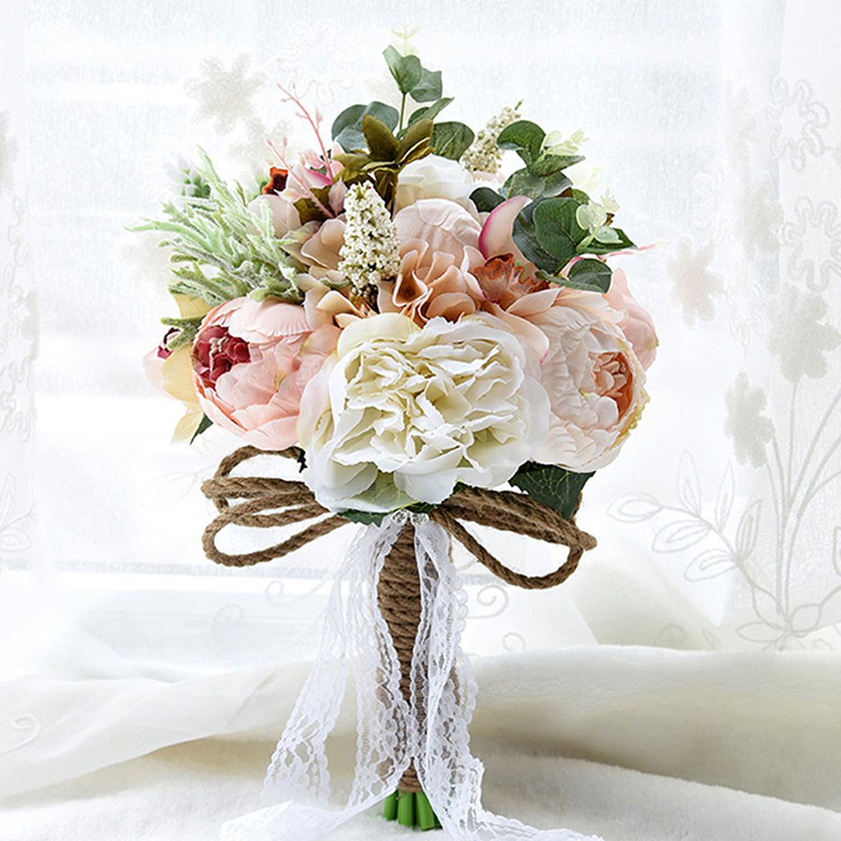 【flo3y】アンティークカラーブーケ 【選べる 単品・セット】(直径24cm)