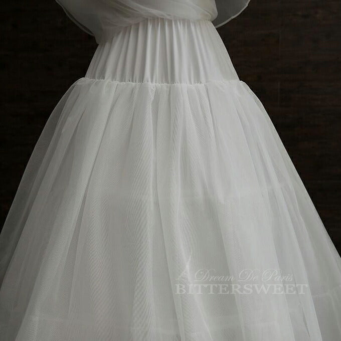 【in10ly】豪華なロングパニエ 丈は約110cm 3段パニエ パニエ 大人 ロング aライン ウェディング ウエディング ロングパニエ ボリュームアップ 折りたたみ可【直径は約60cm・80cm・100cm】【丈は約110cm】