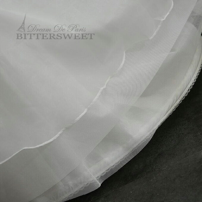 【in10ly】豪華なロングパニエ 丈は約110cm 3段パニエ パニエ 大人 ロング aライン ウェディング ウエディング ロングパニエ ボリュームアップ 折りたたみ可【直径は約60cm・80cm・100cm】【丈は約110cm】