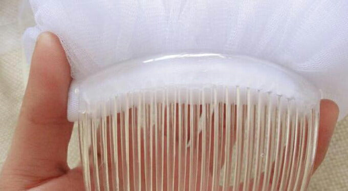 【ts110tm】シンプルロングベール コーム付き 2カラー【長さ:約80/120cm・約80/220cm・約80/320cm:幅約150cm】