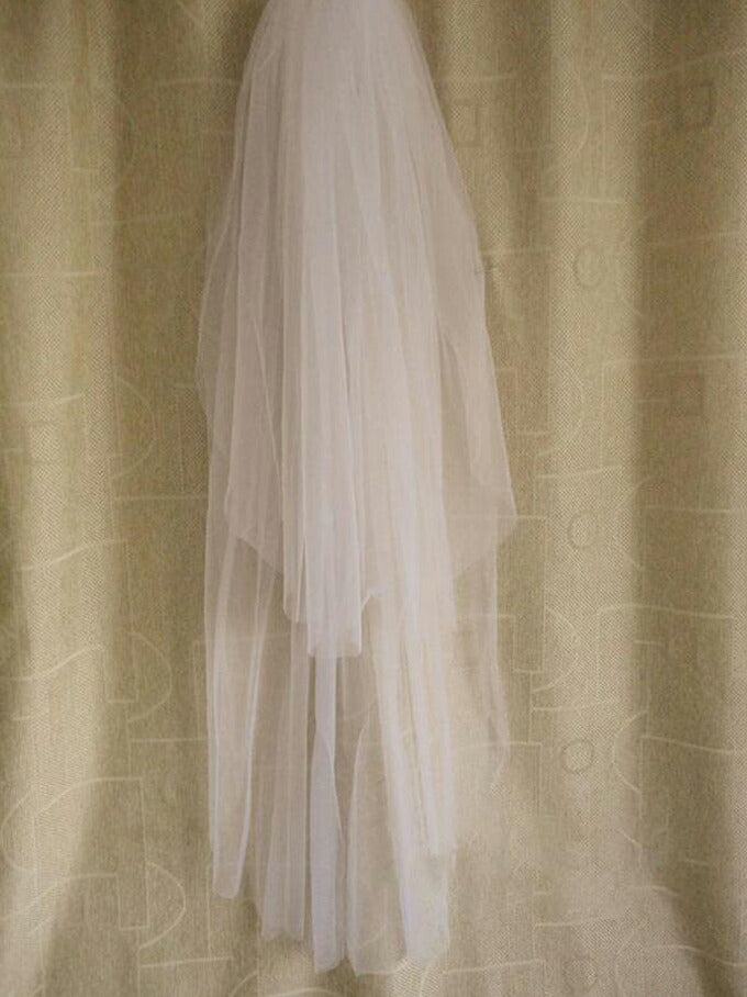 【ts110tm】シンプルロングベール コーム付き 2カラー【長さ:約80/120cm・約80/220cm・約80/320cm:幅約150cm】