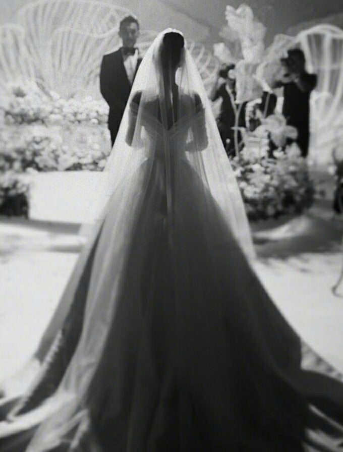 【ts114tm】パイピングロングベール 2カラー コーム付き 【長さ約0.9m/3m】【幅3m】