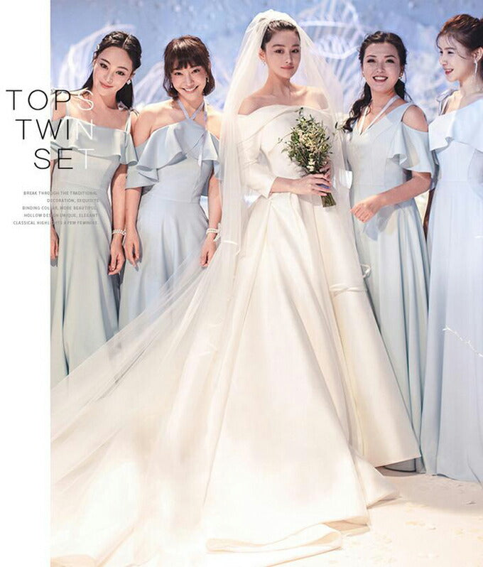 【ts114tm】パイピングロングベール 2カラー コーム付き 【長さ約0.9m/3m】【幅3m】