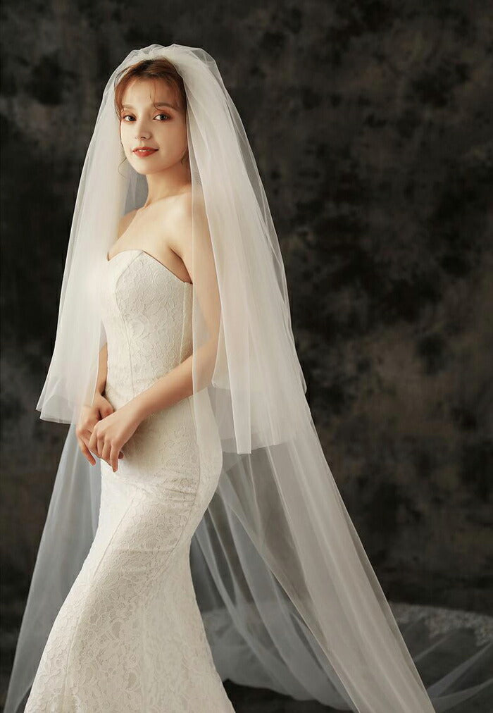 【ts137qq】グレースリーフロングベール 2カラー コーム付き【長さ:約0.8m/3m・幅:約3m】