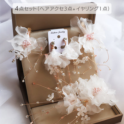 【ac128ct】 コサージュヘッドドレス　（選べるセット内容）