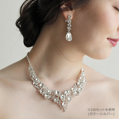 【 ac202m】 ティアラ ヘッドドレス ヘアアクセサリー ウェディングアクセサリー 髪飾り パール ビジュー 花柄 結婚式 二次会【シルバー・ゴールド】