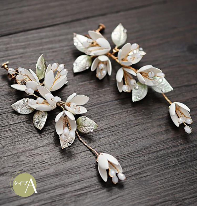 【ac211hm】Bloom Collection イヤリング　選べる５タイプ