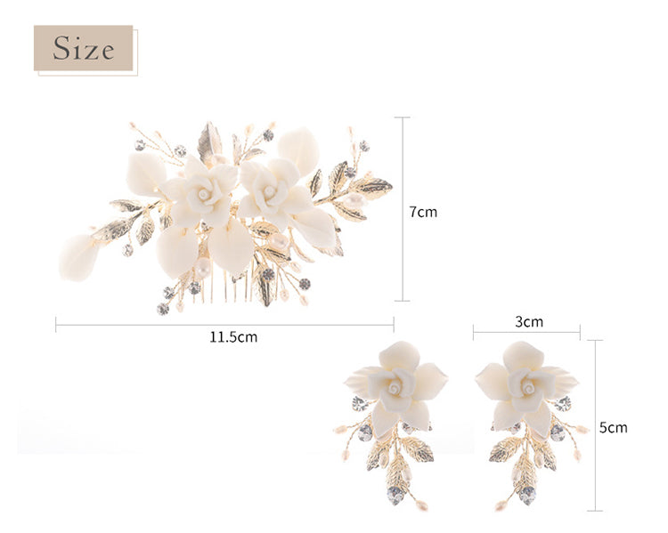 【ac212hm】flowertwigアクセサリー　ヘッドアクセサリー／ピアス／イヤリング
