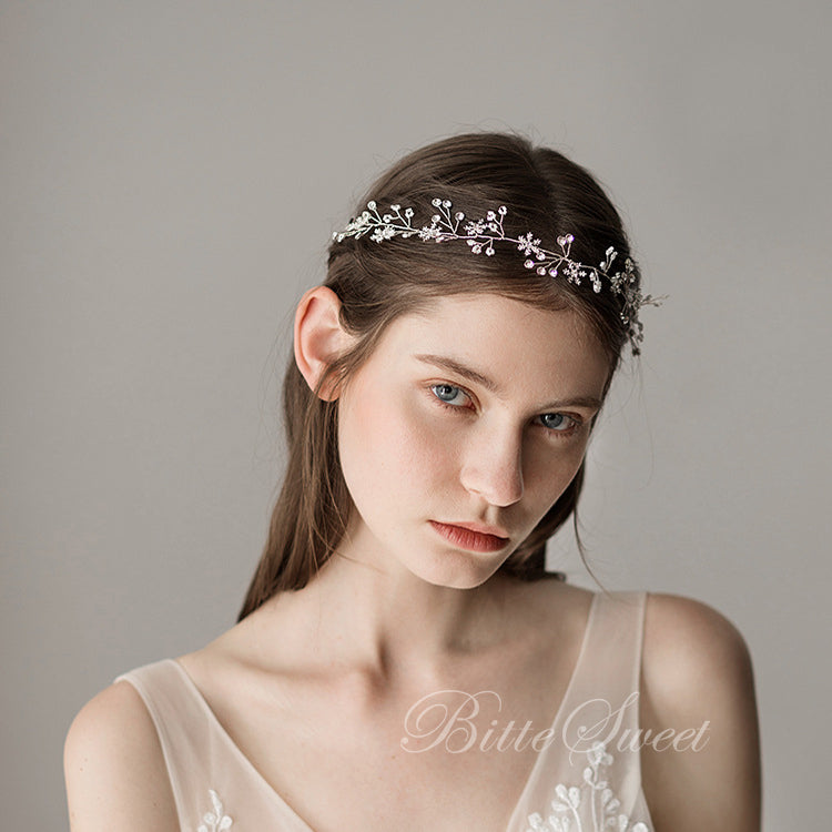 【ac216jd】ビジュースノーヘッドドレス