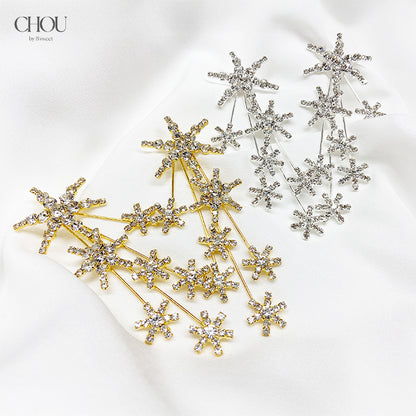 【ac280mo】スターモチーフ ロングピアス